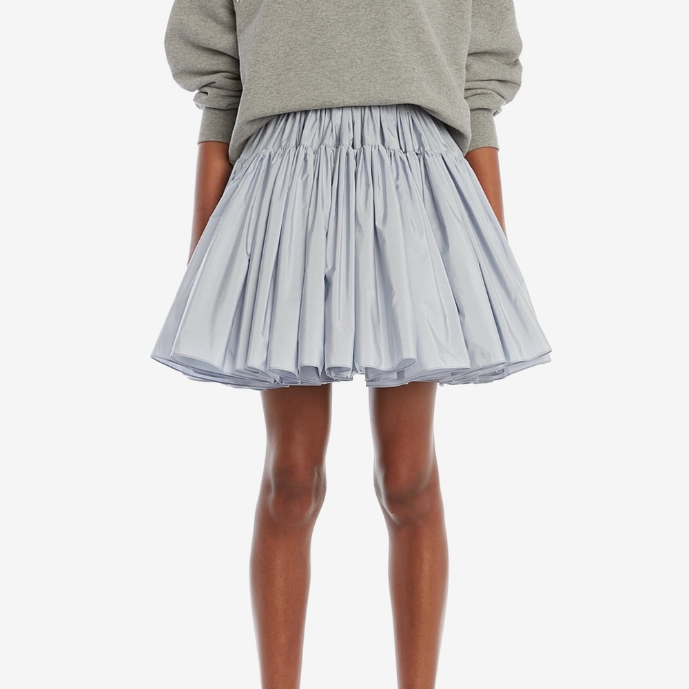 See by Chloe silver full mini skirt